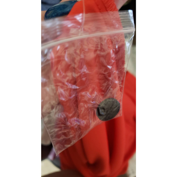 ASOS Maternity button front frill sleeve wide leg jumpsuit with cut out back - Picture 12 of 14